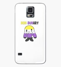 Non Binary Bunny Non-Bunary T-Shirt Funny Activism NonBinary Flag Non-Binary Colors Gays Supporter Funny Non Binary Meme Gift Non-Binary Gift LGBT LGBTQ Gay Case/Skin for Samsung Galaxy