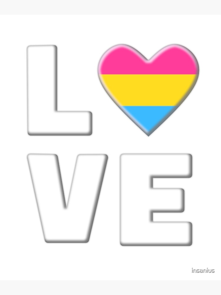 Pansexual Love T Shirt Pan Love Shirt Funny Activism Pansexuality Flag Pansexuals Colors Gays