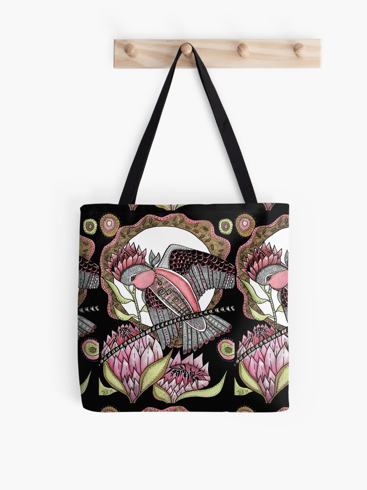 Thumbnail 1 of 2, Tote Bag, Galah artwork designed and sold by dishmoptop.