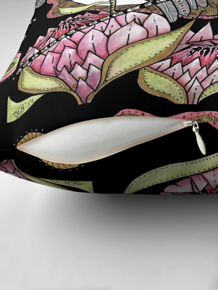 Thumbnail 2 of 4, Pillow, Galah artwork designed and sold by dishmoptop.