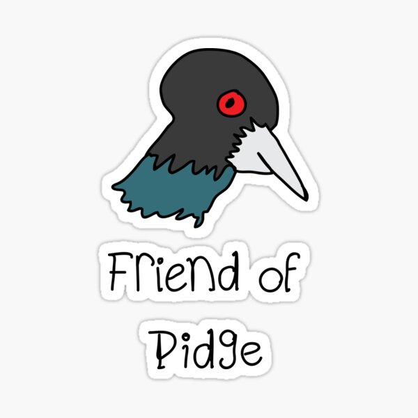 Item preview, 'Friend of Pidge' by Hannah Stringer (Stringer Things) designed and sold by stringerthings.