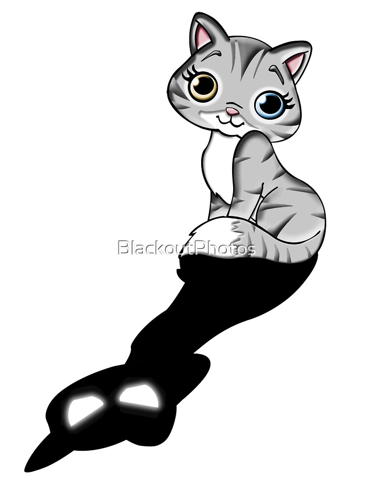 Cute Kitten With Evil Shadow Baby One Piece By Blackoutphotos Redbubble