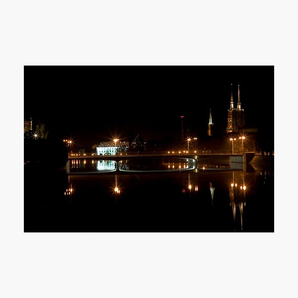 Item preview, City Lights... (Wroclaw) designed and sold by LadyPixbo.