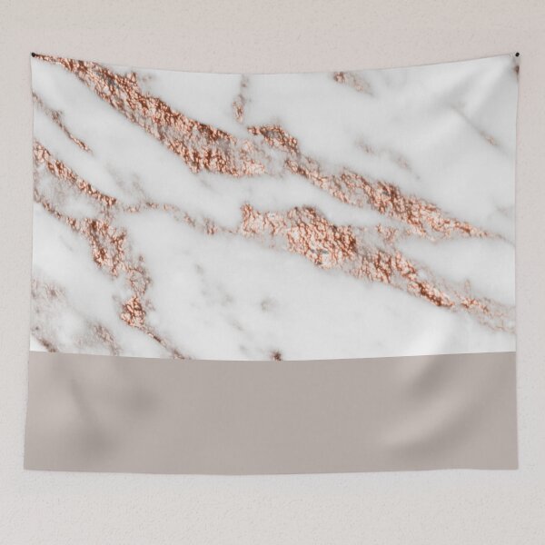 Item preview, Blushing rose gold marble III designed and sold by peggieprints.