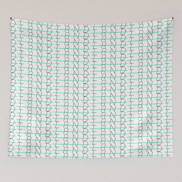 Item preview, Trend font crossed out design designed and sold by KleinJenny.