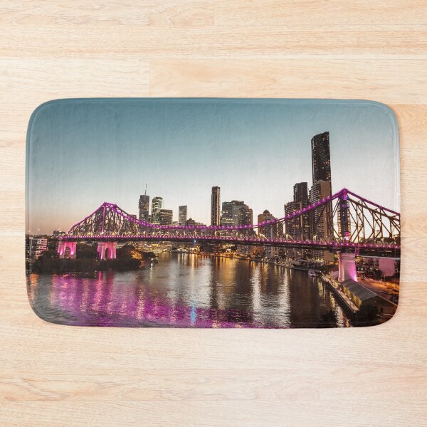 Item preview, brisbane skyline at dusk designed and sold by franckreporter.