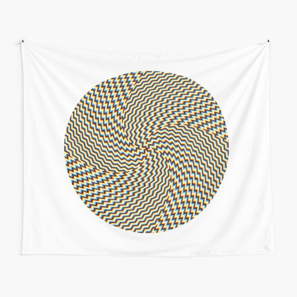 #Illusions gif, #abstract, #design, #pattern, art, illustration, twirl, hypnosis, twist, target, spiral Tapestry