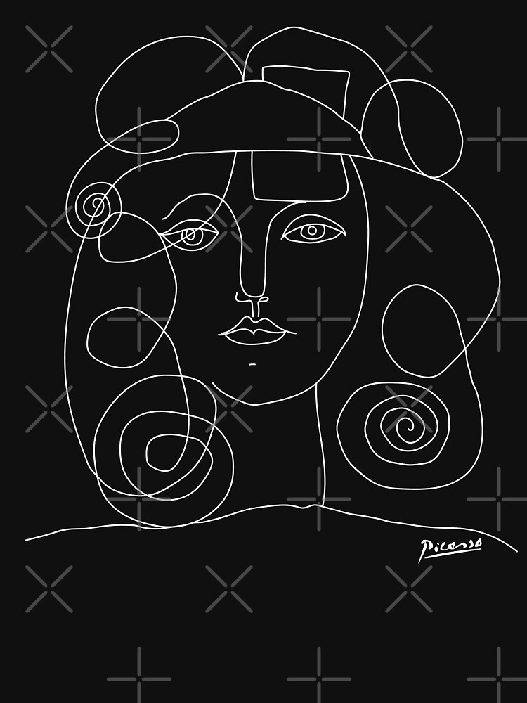 Picasso Sketch Line ''women'' Negative by no-1
