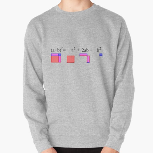 Visualization of Binomial Expansion for the 2nd Power  #Visualization #Binomial #Expansion #Power Pullover Sweatshirt