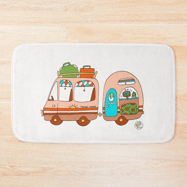 Item preview, Camper van bus caravan vintage designed and sold by mellowdays.