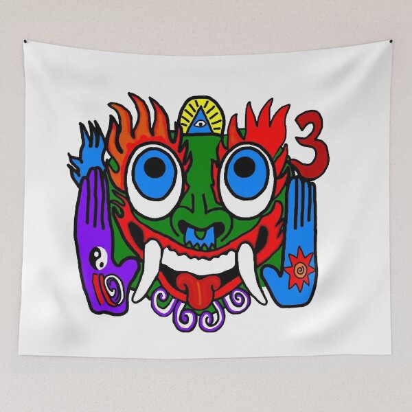 Item preview, Aztec Pagan Mexican Fire God designed and sold by imphavok.