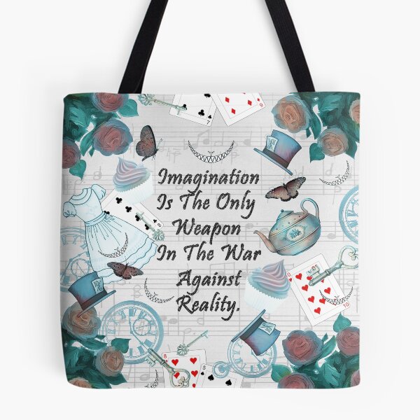 Item preview, Alice In Wonderland Collage - Imagination Quote designed and sold by maryedenoa.