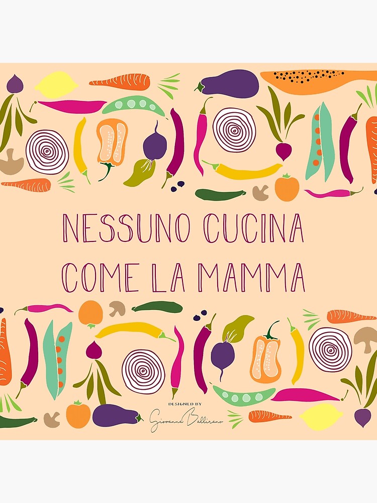 La Mamma E Sempre La Mamma Greeting Card By Giovannacutout Redbubble