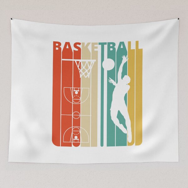 Item preview, Basketball Silhouette, retro design.  designed and sold by Mia-Kara.