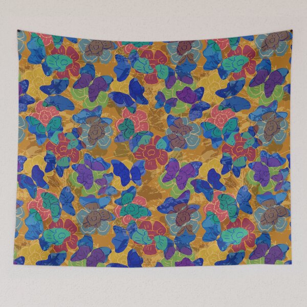 Item preview, Butterflowers Gold designed and sold by Big Fat Arts.