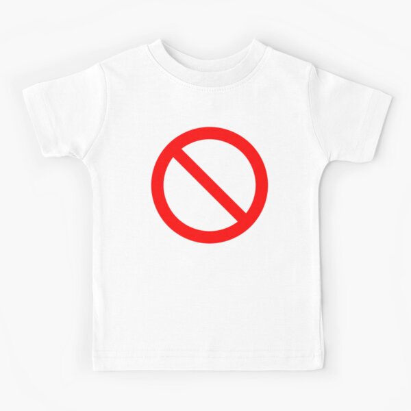 Stop Kids T Shirts Redbubble - stop sign roblox