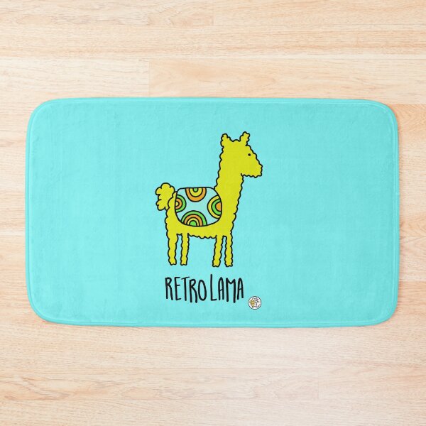 Item preview, Yellow Retro Lama designed and sold by mellowdays.