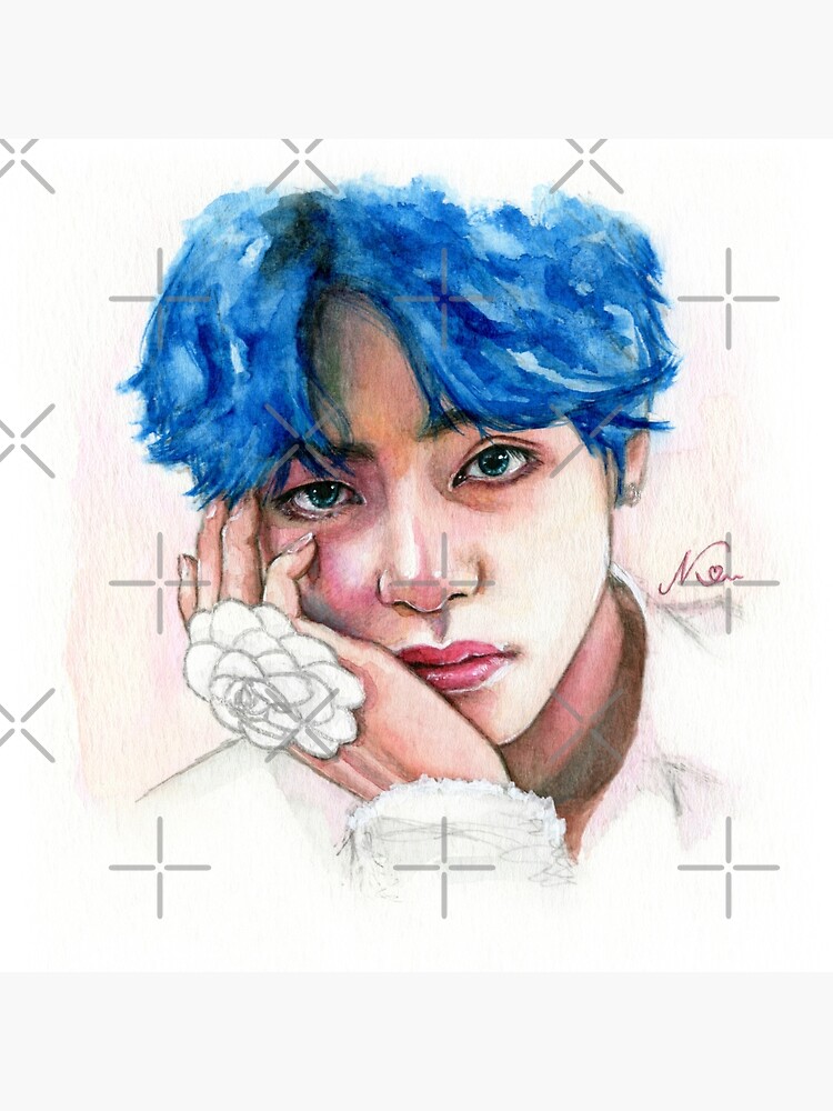 Tae Blue Hair Tae Blue Hair