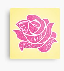 Kiss Kiss Fall in Love Metal Print