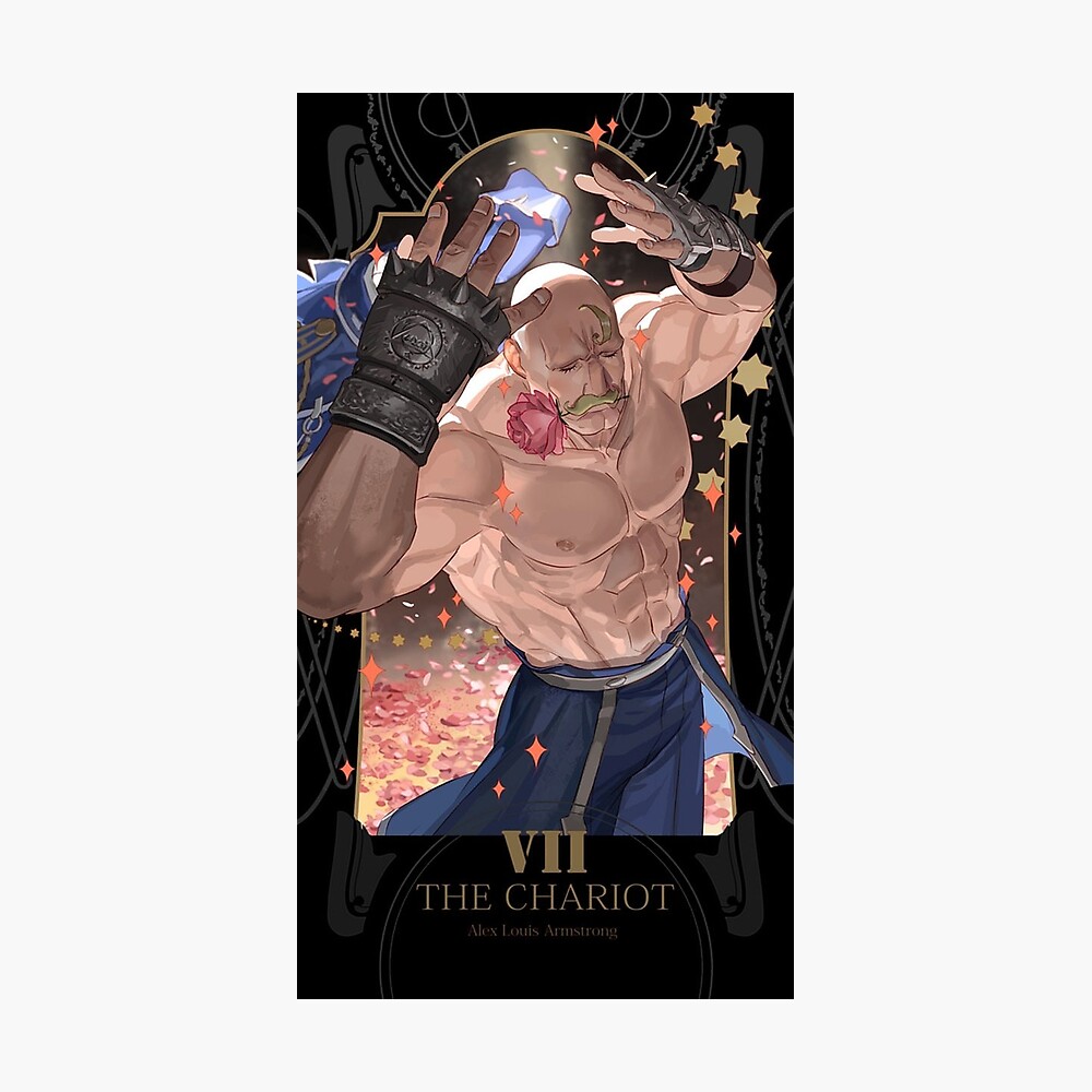 Fullmetal Alchemist Brotherhood Alex Louis Armstrong Metal Print By Supremest Redbubble