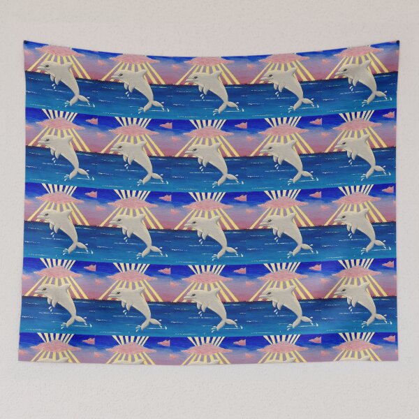 Item preview, Dolphin at Sunset designed and sold by Soozie Wray.
