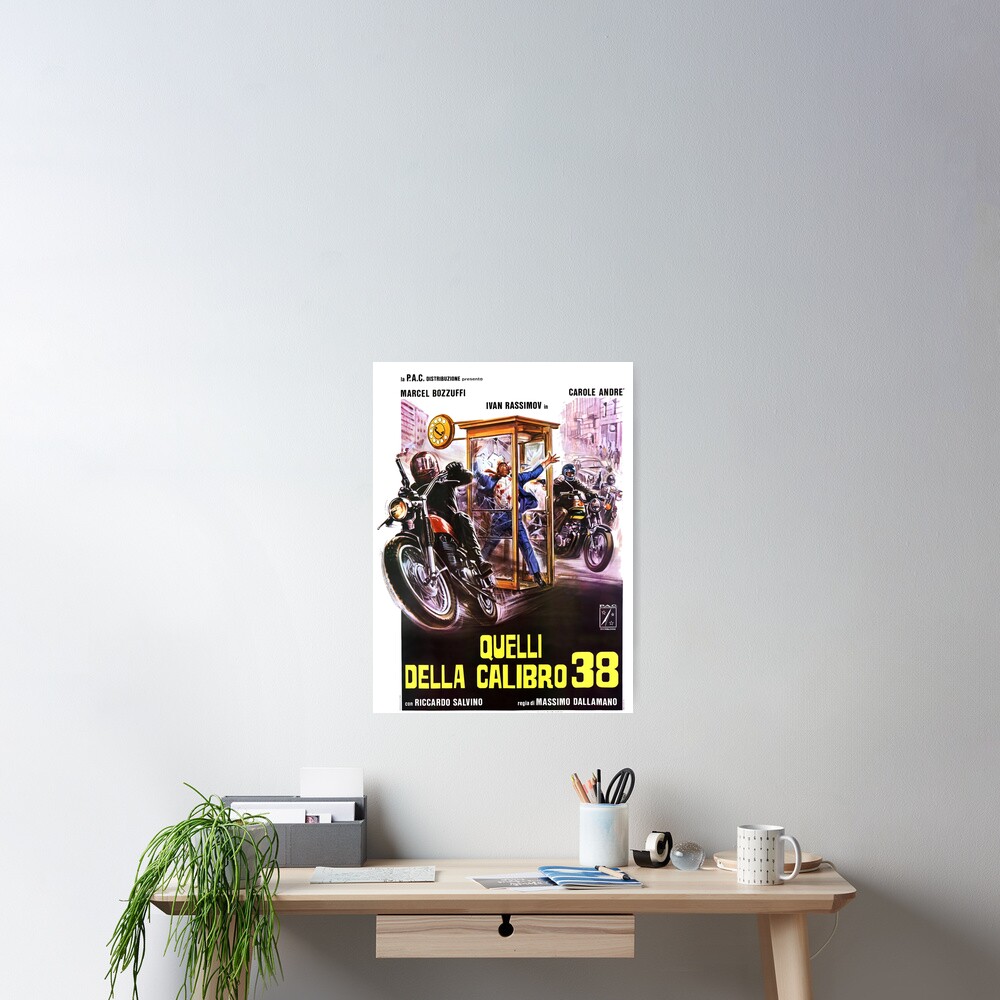 Póster «Quelli della Calibro 38 (Colt 38 Special Squad, 1976) de
