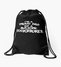 occupations job dad Drawstring Bag