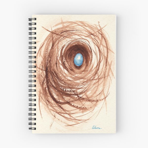 Item preview, Nesting - original watercolor painting designed and sold by Rebecca Rees.