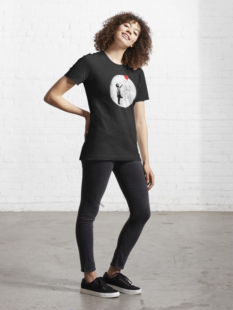 Alternate view of Ballon Girl Banksy Essential T-Shirt