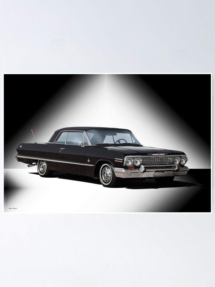 【高価値】 1963 Chevrolet Impala SS 額縁