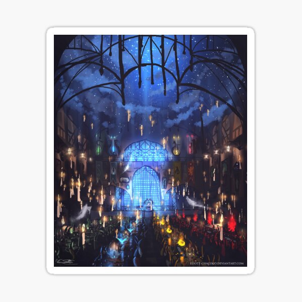 The Great Hall - Painting | Art by Eliott Sontot Sticker