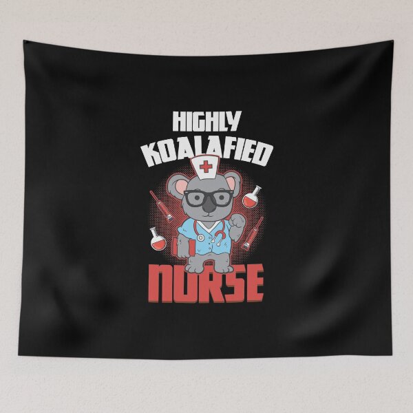 Item preview, Highly Koalafied Nurse Koala Animal Lover Gift designed and sold by haselshirt.