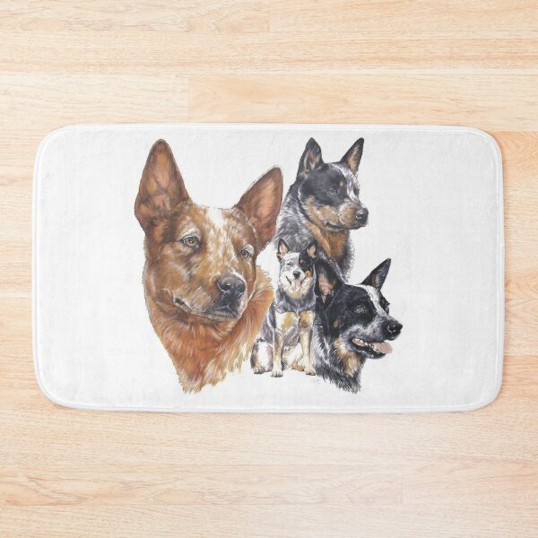 Item preview, Australian Cattle Dog Montage designed and sold by BarbBarcikKeith.