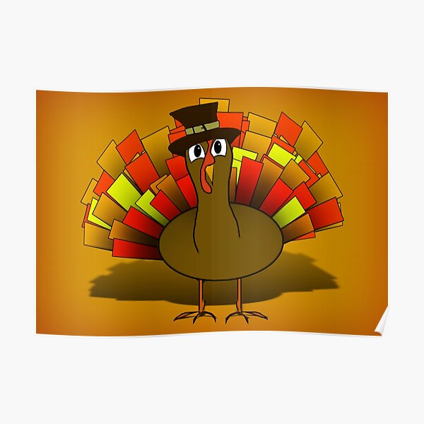 Turkey Pilgrim Poster