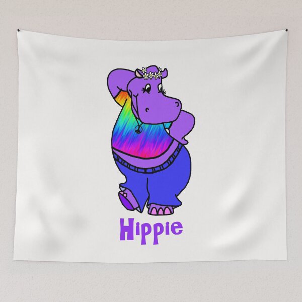 Item preview, Hippie Hippo designed and sold by imphavok.