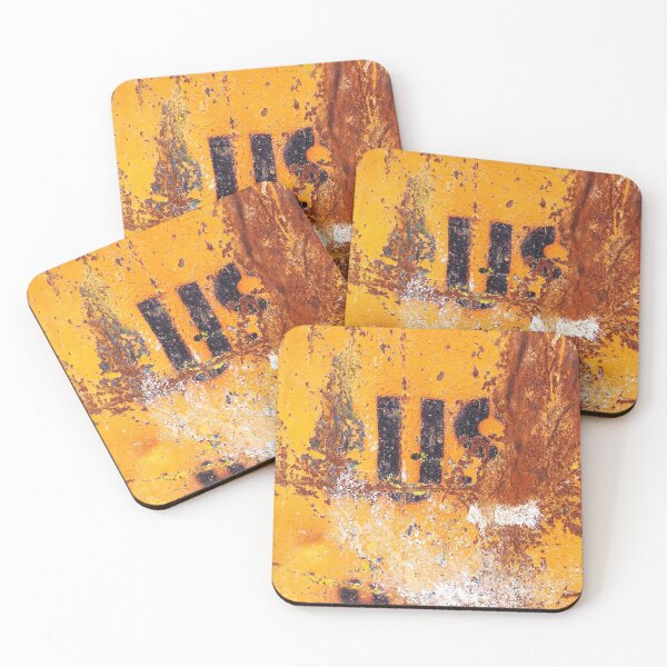 Item preview, US - Abstract Orange Rusty Metal grunge texture designed and sold by Anna Lemos.