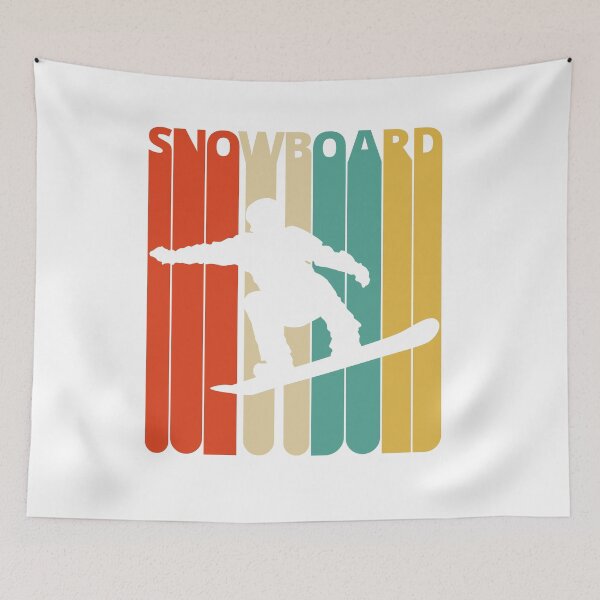 Item preview, Snowboard Silhouette, retro design.  designed and sold by Mia-Kara.