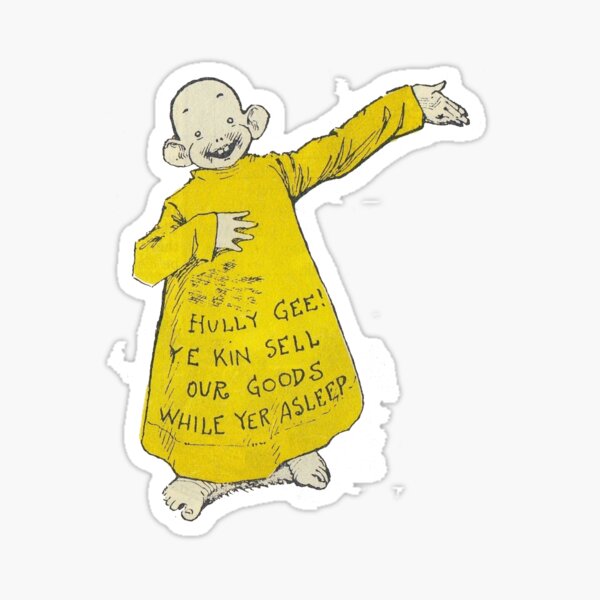 The Yellow Kid Sticker