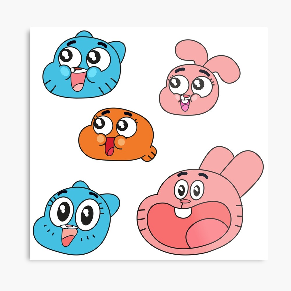 The Amazing World of Gumball Metal Print