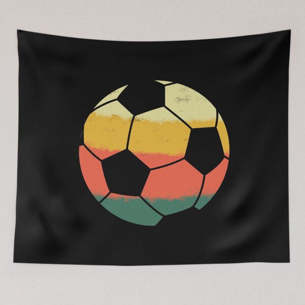Item preview, Retro American Soccer Ball Vintage Style print designed and sold by NoveltyMerch.