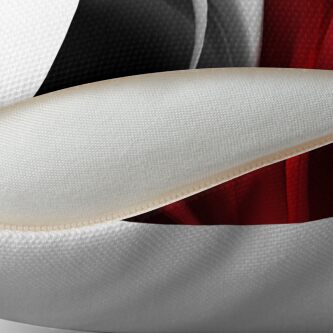 Alternate view of Red And White Throw Pillow