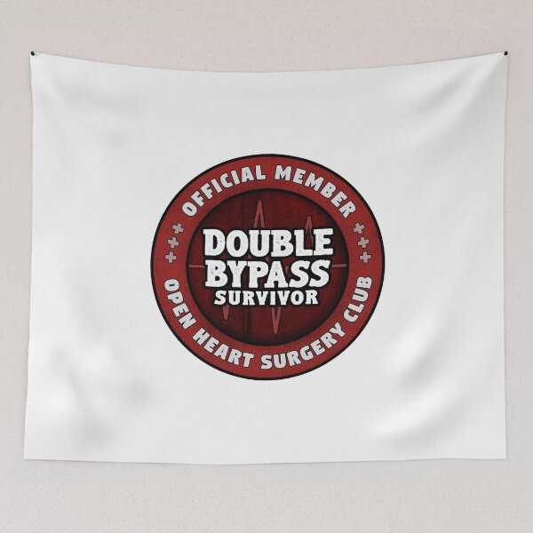 Item preview, Double Heart Bypass Survivor Open Heart Surgery Recovery Gift designed and sold by SunnyStreet.