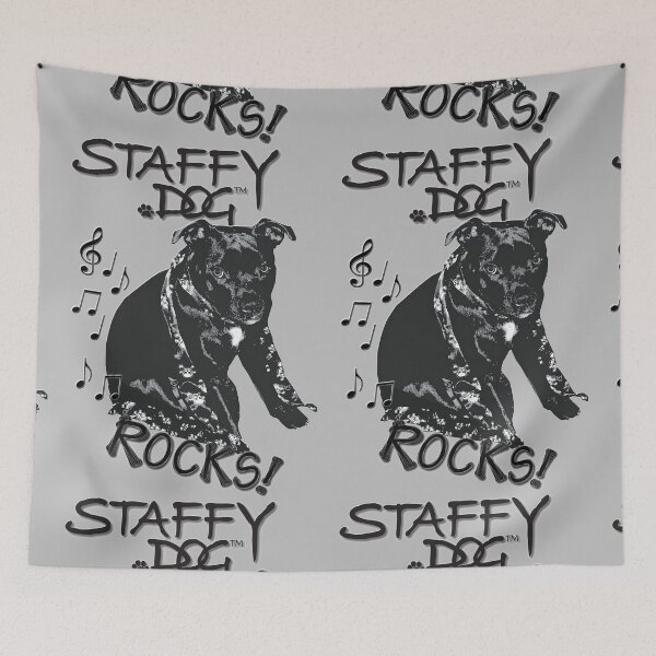 Item preview, Staffy Dog Rocks! designed and sold by amanda metalcat dodds.