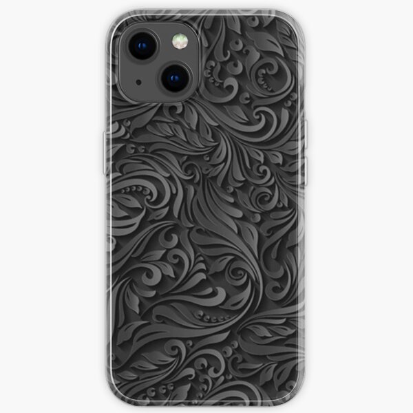 Dark Floral iPhone Soft Case