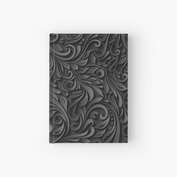 Dark Floral Hardcover Journal