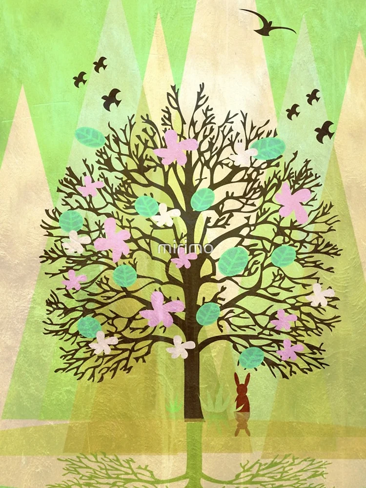 Thumbnail 4 of 4, iPhone Case, Spring Tree designed and sold by mirimo.