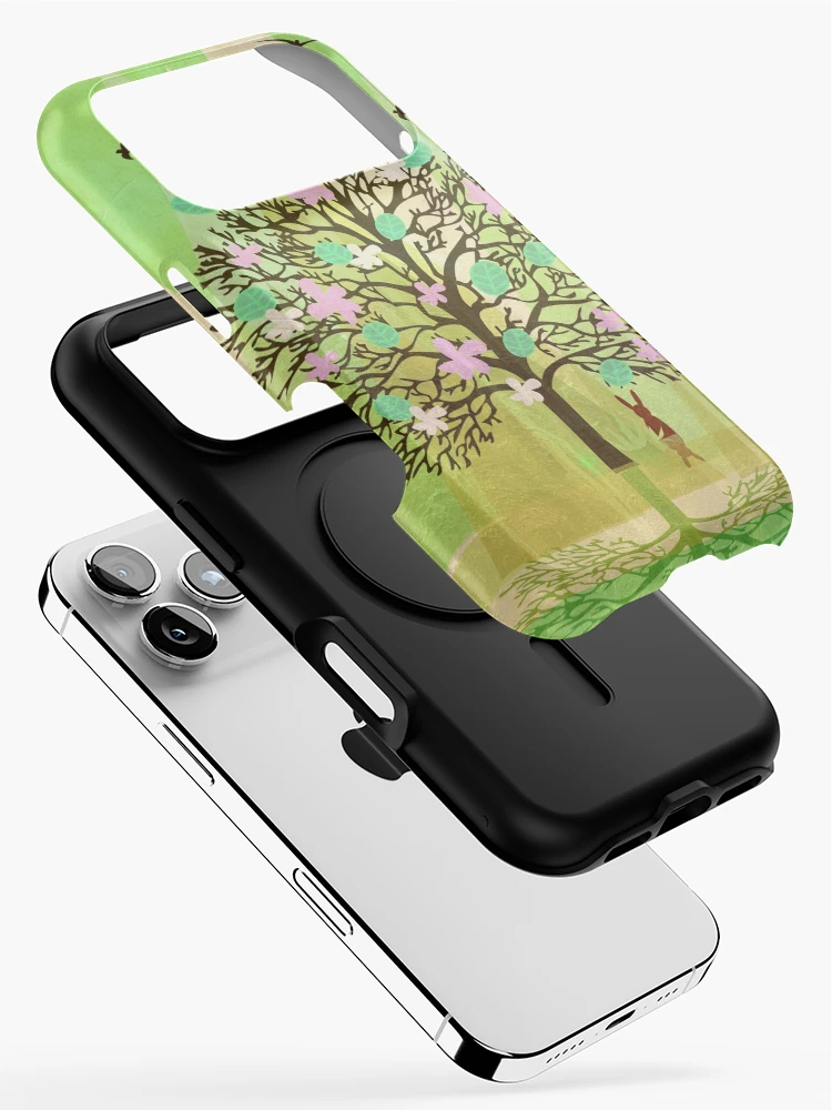Thumbnail 2 of 4, iPhone Case, Spring Tree designed and sold by mirimo.