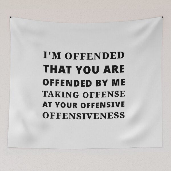 Item preview, offensive offensiveness designed and sold by kailukask.