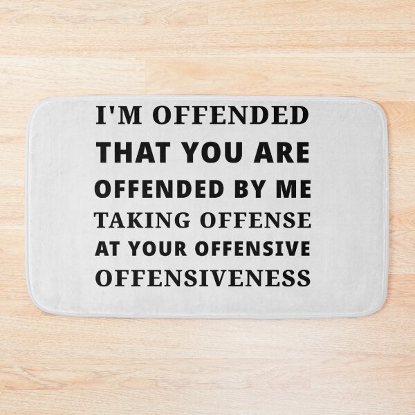 Item preview, offensive offensiveness designed and sold by kailukask.