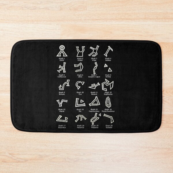 Item preview, Dialing Address Glyph Set 1 Dark Backgrounds designed and sold by Nikki SpaceStuffPlus.
